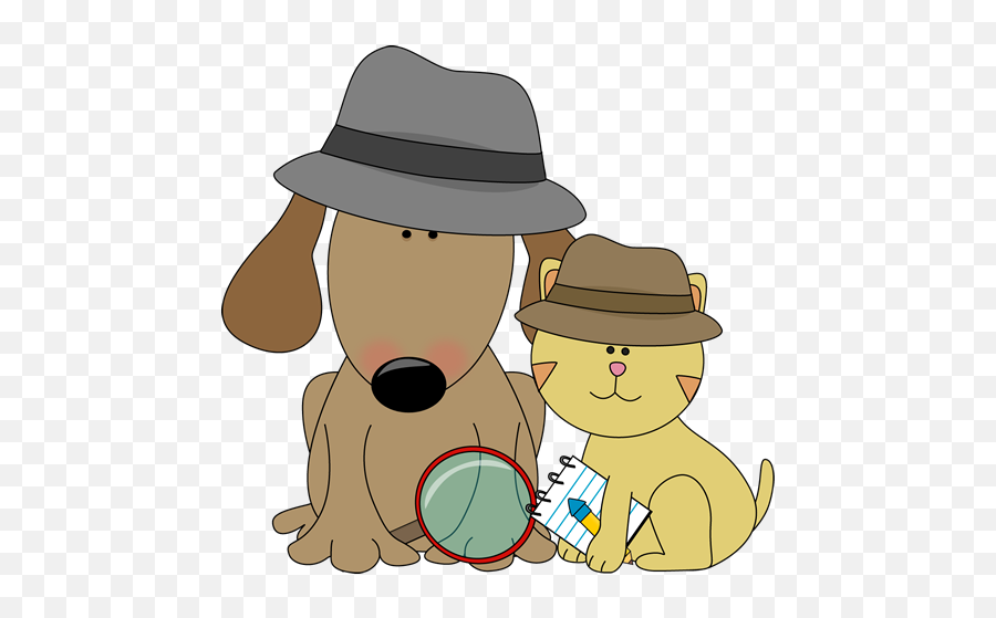 Detective Dog Clipart Emoji,Investigator Clipart
