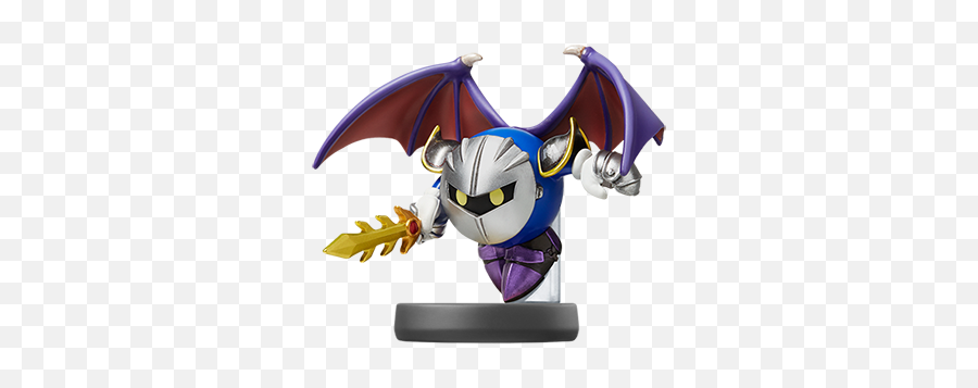 Meta Knight Amiibo Figure - Super Smash Bros Amiibo Meta Knight Emoji,Meta Knight Png