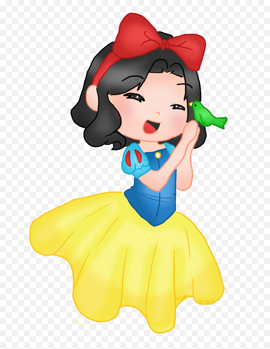 Baby Snow White Chibi Png Image With No Emoji,Snow White Png