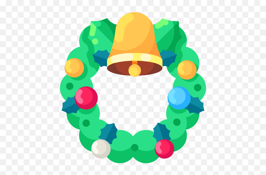 Christmas Wreath - Free Christmas Icons Emoji,Christmas Wreath Png Transparent