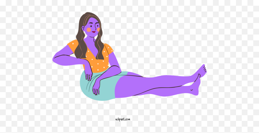 Life Mermaid Cartoon Joint For Relax - Relax Clipart Life Emoji,Mermaid Fin Clipart