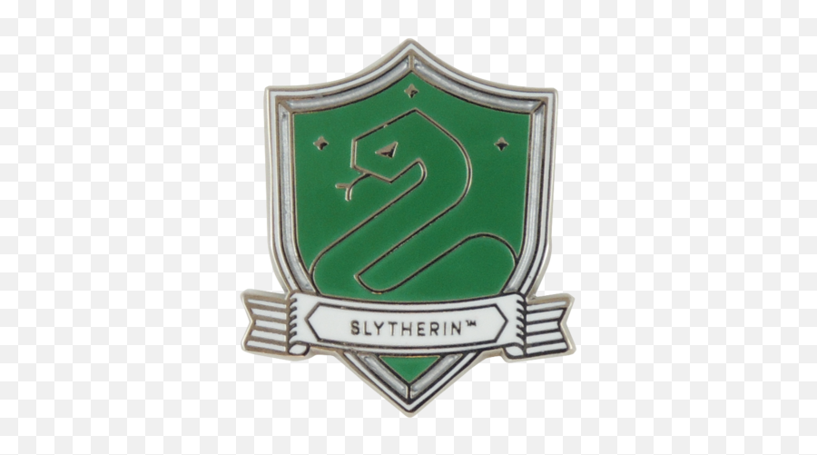 Slytherin House Crest Enamel Pin - Solid Emoji,Slytherin Logo