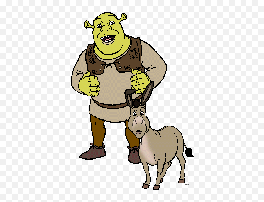 Shrek Clip Art - Shrek Clip Art Emoji,Donkey Clipart