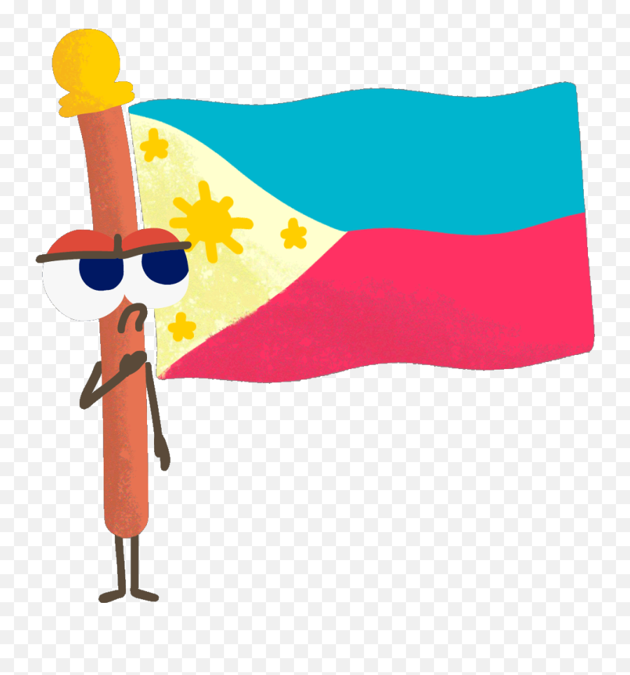 Clip Art Philippines Sticker - Gif Filipino Transparent Emoji,Filipino Flag Png
