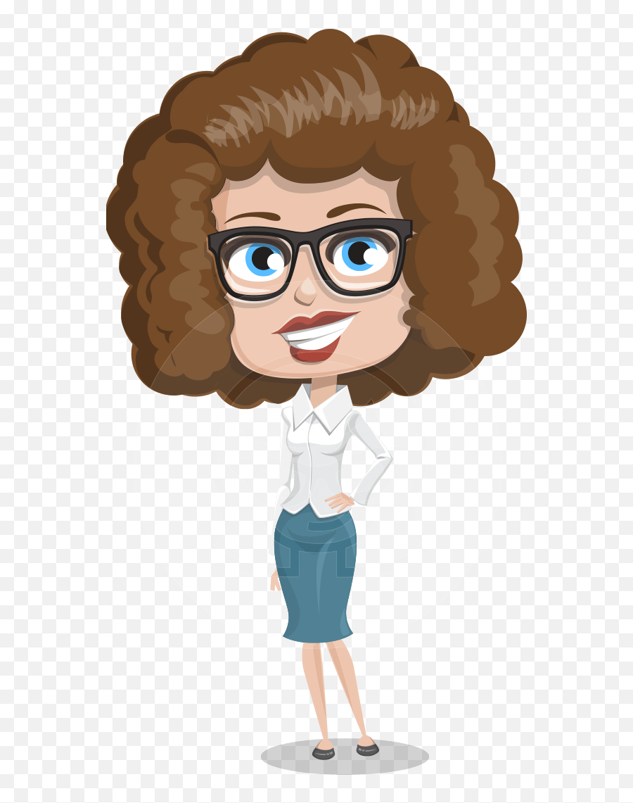 Cindy Smarty Curls Character Animator Puppet Graphicmama Emoji,Curl Clipart