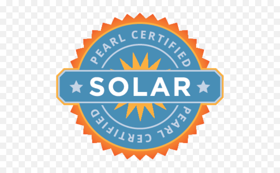 Solar Energy Pearl Contractor Network Pearl Certification Emoji,First Solar Logo