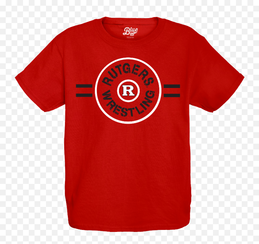 Rutgers Scarlet Knights Youth Wrestling - André Jarlan Park Emoji,Logo Shirts
