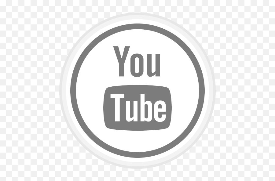 Logo Media Online Social Youtube Icon - Free Download Round White Youtube Logo Emoji,Youtube Logo