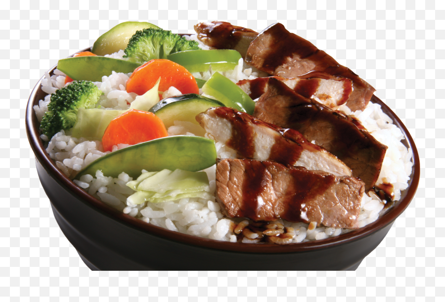 Samurai Sams Chicken And Steak Teriyaki Rice Bowl Emoji,Rice Bowl Png