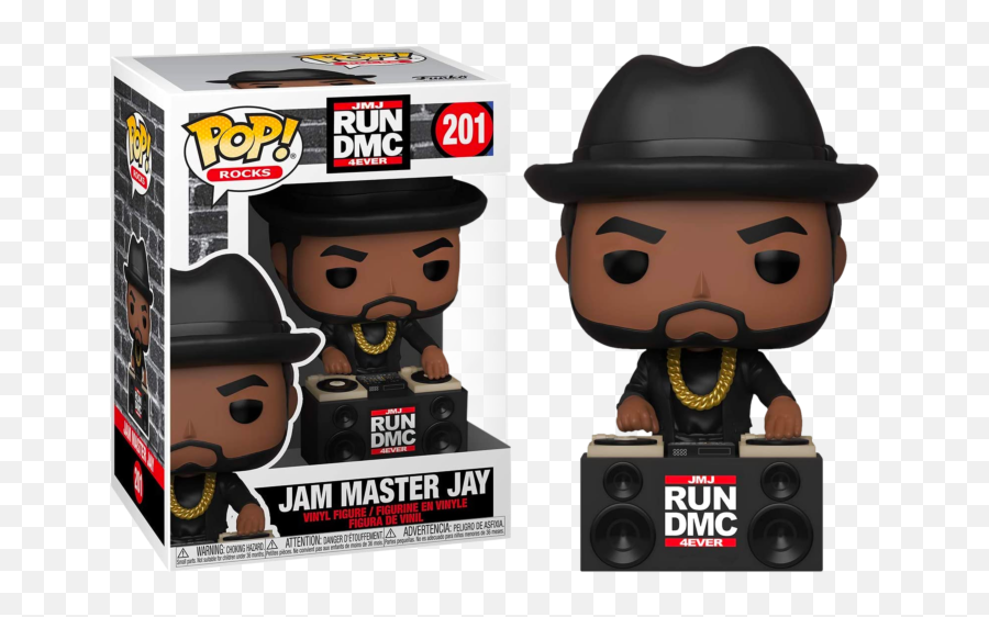 Funko Run - Funko Pop Jam Master Jay Emoji,Run Dmc Logo