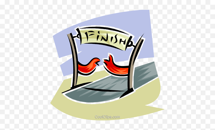 Finish Line Royalty Free Vector Clip - Finished Clipart Emoji,Finish Line Clipart