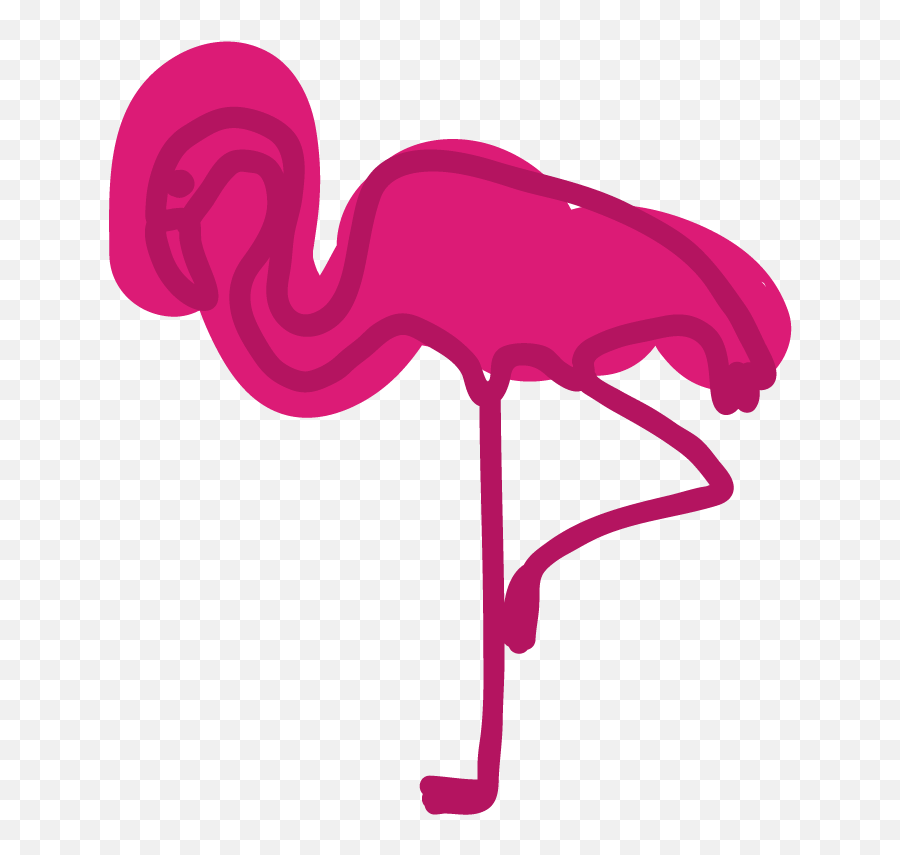 Pink Flamingo Marketing Emoji,Flamingo Logo