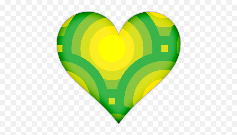 Heart With Green Circles Icon Png Clipart Image Iconbug - Green Yellow Heart Clipart Emoji,Garage Sales Clipart