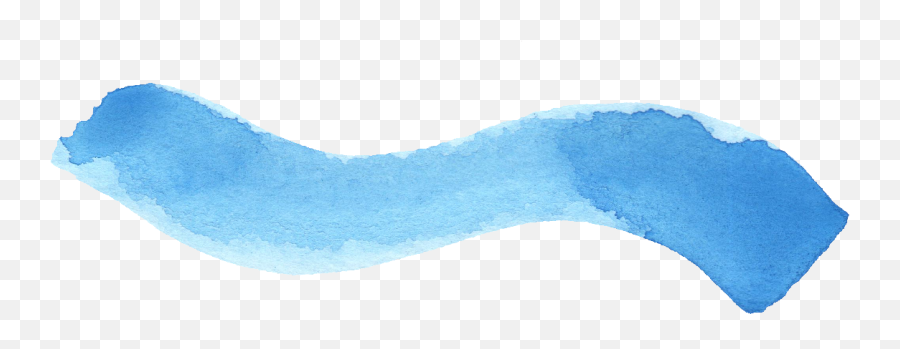 Waves - Watercolor Brush Wave Png Transparent Png Watercolor Brush Strokes Wave Emoji,Blue Wave Png