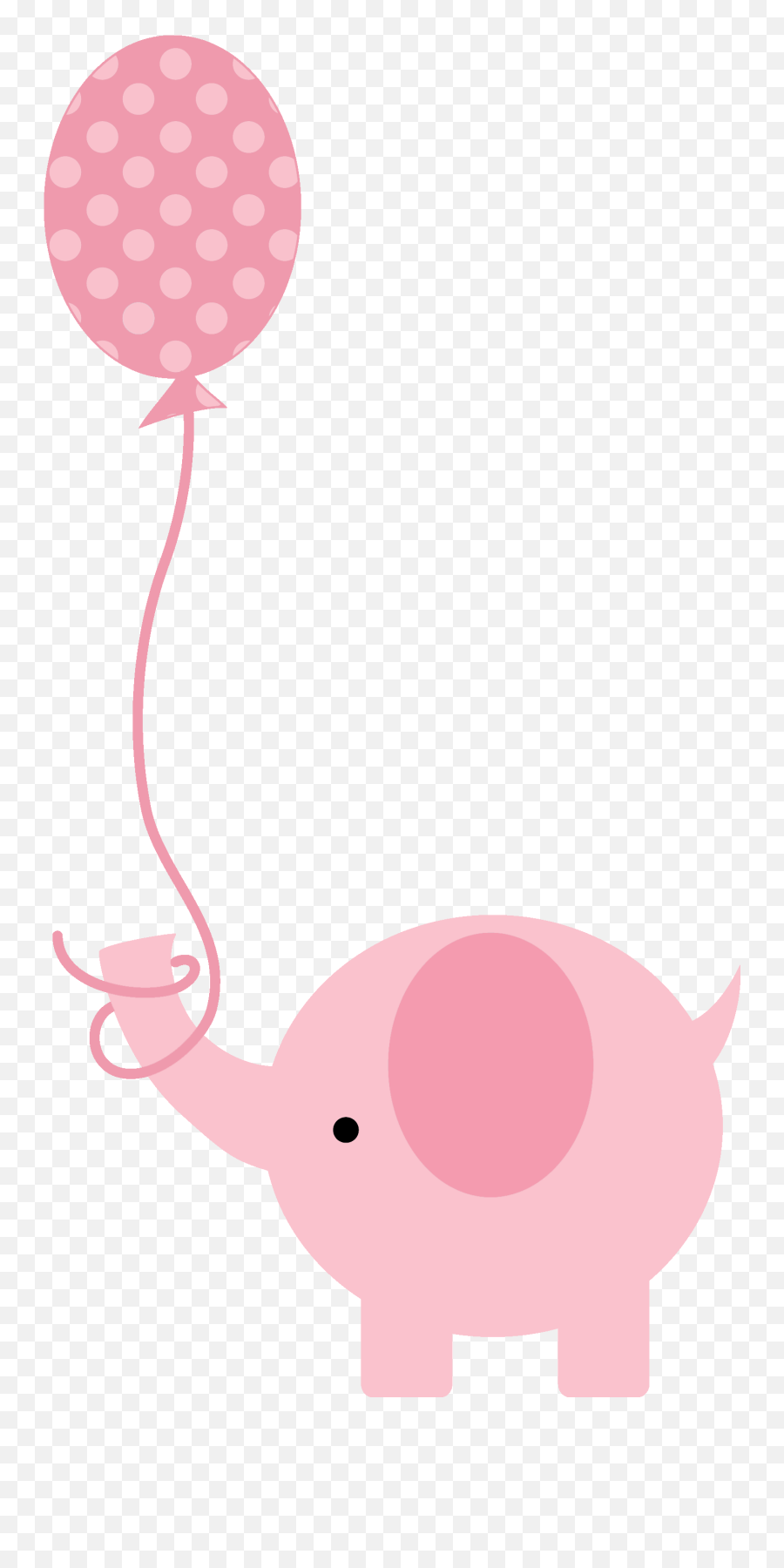Pinkballoonpng Baby Clip Art Elephant Baby Showers Baby - Transparent Background Baby Girl Clip Art Emoji,Baby Giraffe Clipart