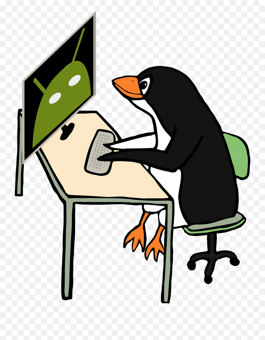 Human Behavior Flightless Bird Artwork - Programmer Clipart Emoji,Programming Clipart