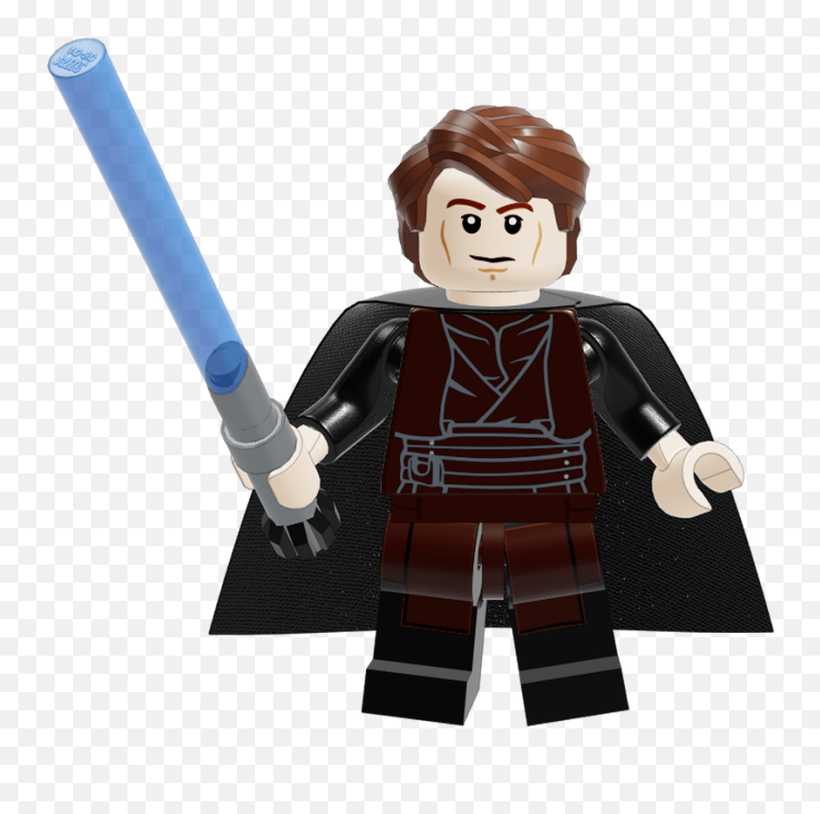 Mecabrickscom Anakin Skywalker Star Wars Legends Custom - Lego Anakin Skywalker Render Emoji,Lightsaber Transparent