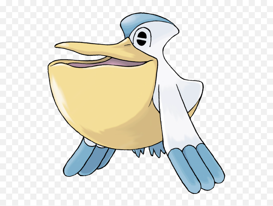 Download Pelican Clipart Seagull - Pokemon Pelipper Emoji,Pelican Clipart