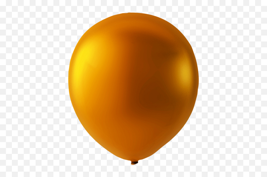 Golden Brown Balloon Png Photos Png Mart - Metallic Orange Balloons Emoji,Gold Balloons Png