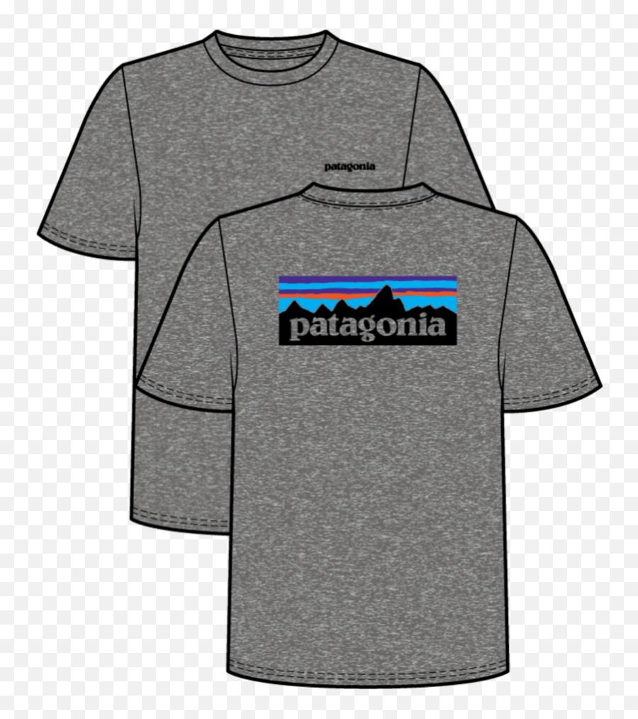 Mens Patagonia P6 Logo Tshirt - Patagonia Clothing Emoji,Patagonia Logo