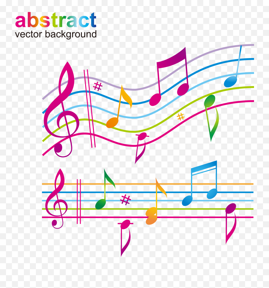 Download Hd Image Library Musical Color Staff Sheet Notes Emoji,Music Staff Png