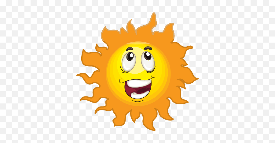 32 Diini Gösterip Gülen Güne Emojisi - Happy Sun,Happy Sun Png