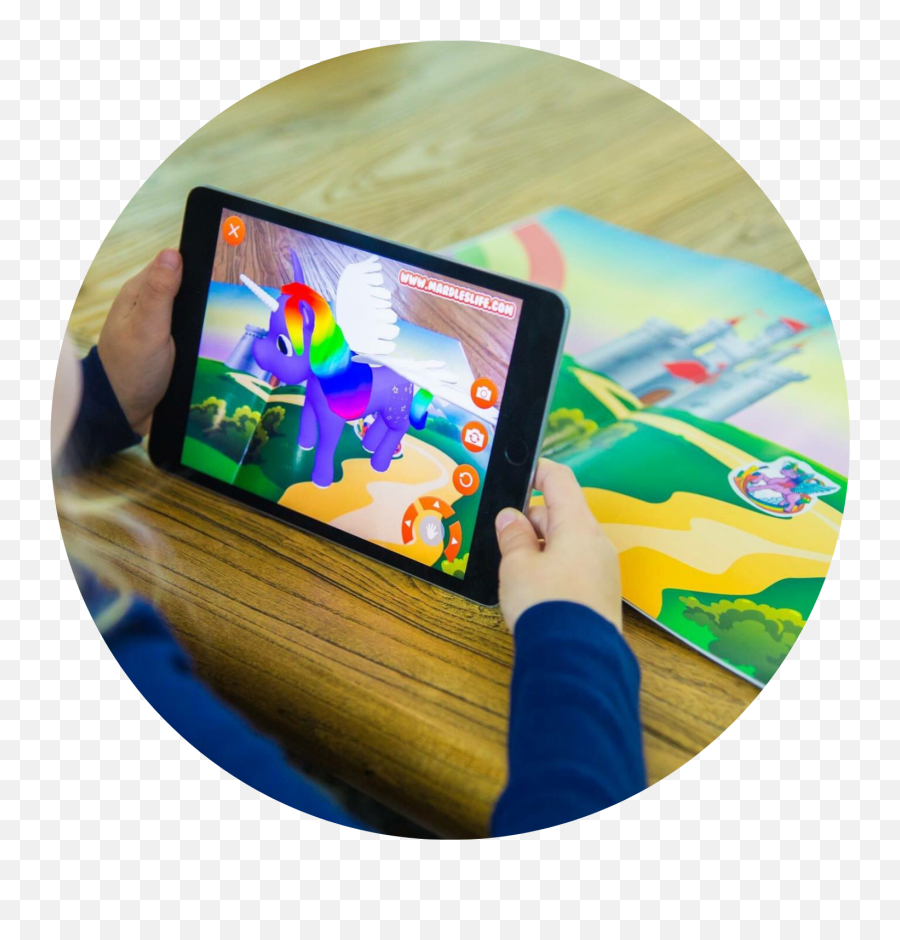 Augmented Reality Toys - Wikitude Emoji,Magic Portal Png