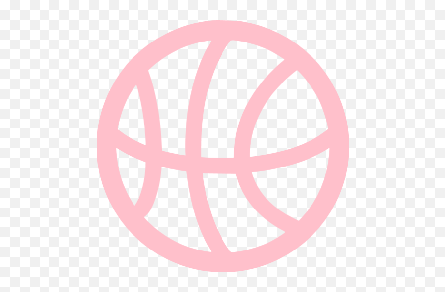 Pink Basketball Icon - Free Pink Basketball Icons Dot Emoji,Basketball Transparent