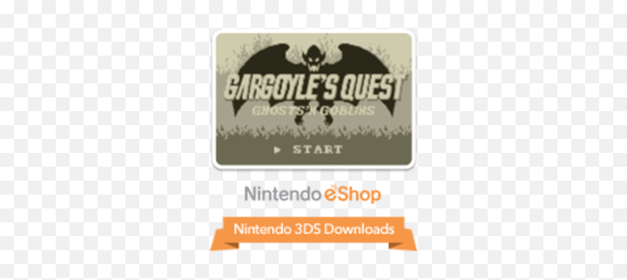 Gargoyleu0027s Quest For Nintendo 3ds - Nintendo Game Emoji,3ds Logo