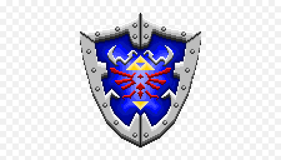 Pixilart - Hylian Shield Uploaded By Caprigale Emoji,Hylian Shield Png
