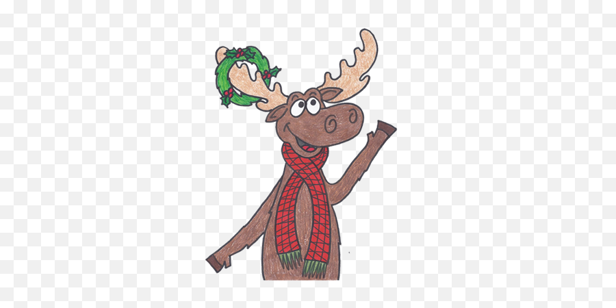 Chrismoose Music Maury C Moose And The Forest Noel Emoji,Christmas Moose Clipart
