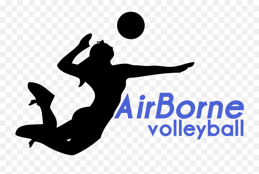 Airborne Volleyball Emoji,Volleyball Logo