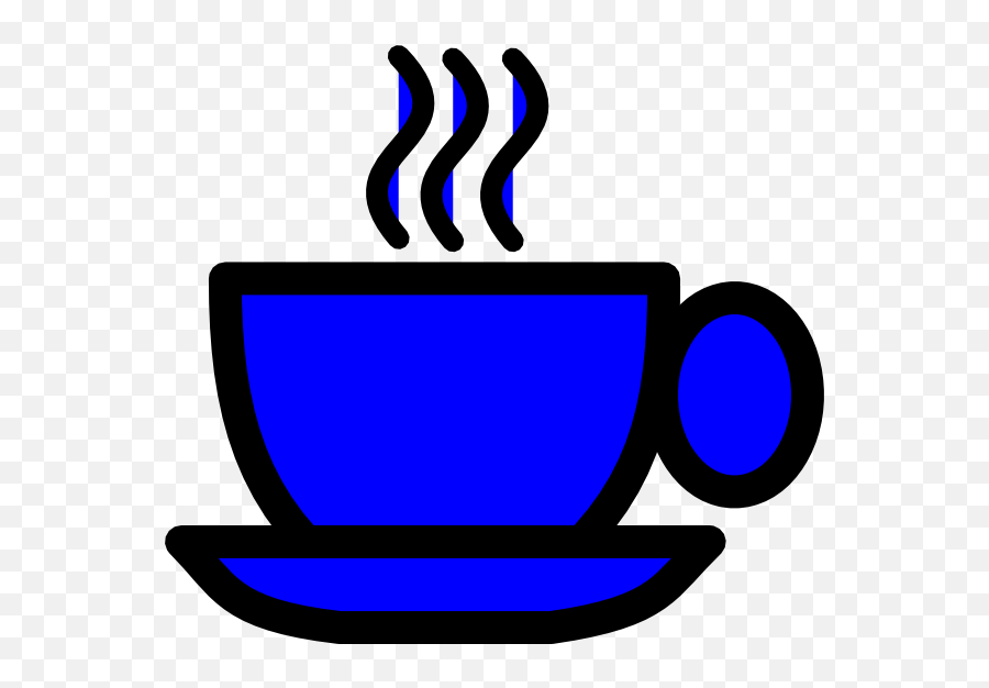 Coffee Cup Clipart - Blue Coffee Cup Clipart Emoji,Coffee Clipart