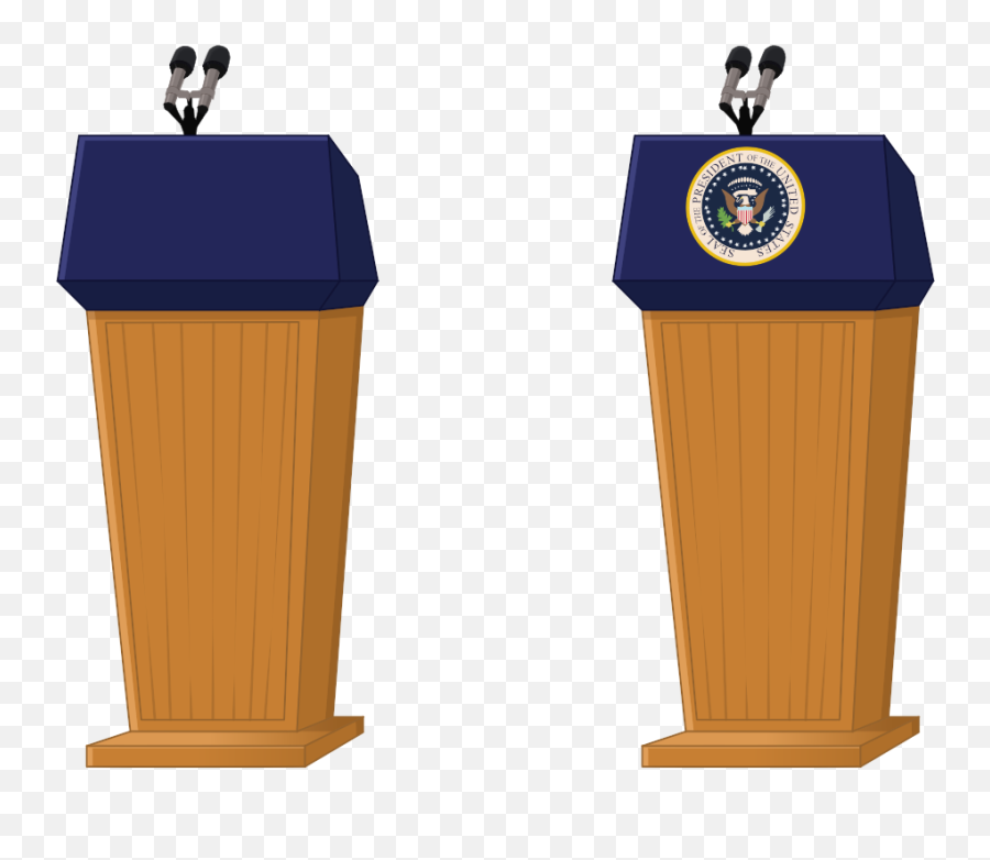President Clipart Presidential Podium President - Transparent Background Podium Png Emoji,President Clipart