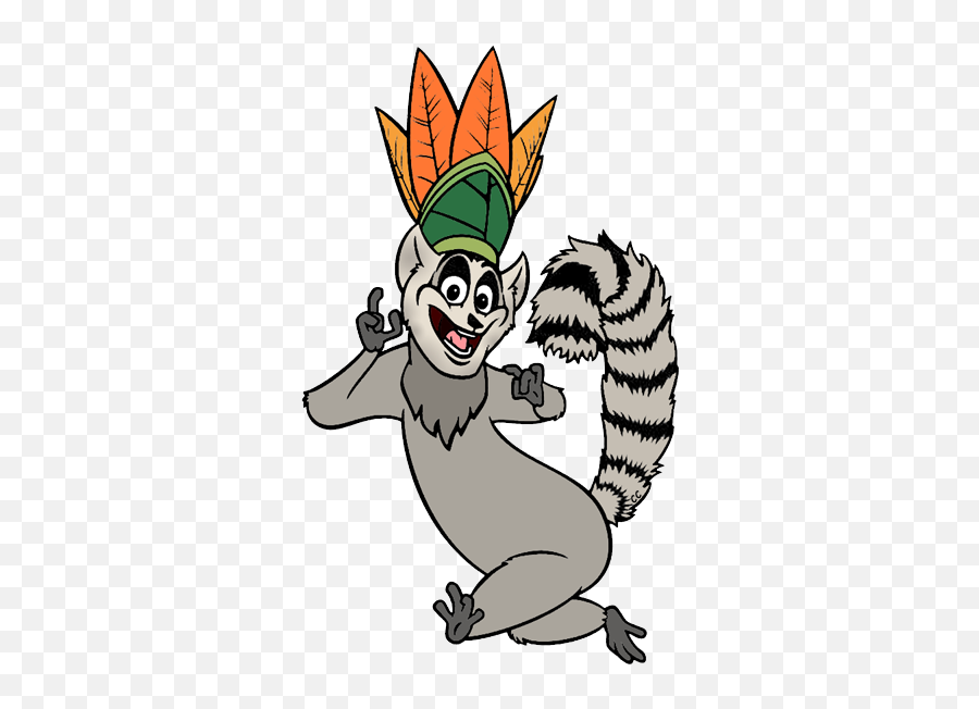 Madagascar The Movie Clip Art Cartoon Clip Art - King Julian Clipart Emoji,Cartoon Clipart