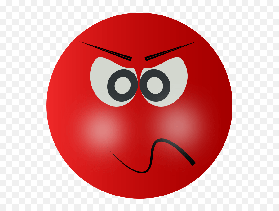Clip Art Angry Mean Smiley Clipart - Angry Sad Face Png Transparent Red Frowning Face Clipart Emoji,Angry Clipart