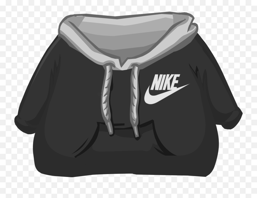 Download Nike Hoodie - Nike Full Size Png Image Pngkit Club Penguin With Nike Emoji,White Hoodie Png