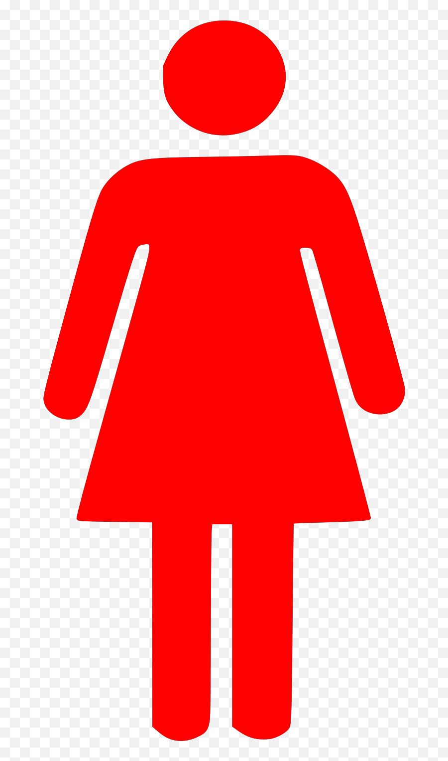 Female Restroom Sign - Red Svg Vector Female Restroom Sign Toilet Logo Male Female Emoji,Restroom Clipart