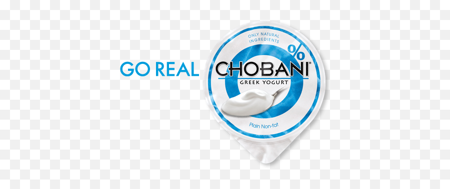 Chobani Go Real Campaign Png Download - Chobani Emoji,Chobani Logo