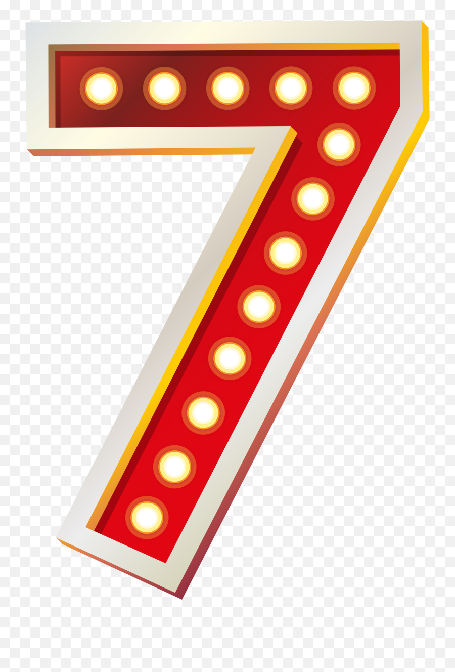 Number Seven Cliparts Png Images - Number 7 Clip Art Emoji,7 Clipart