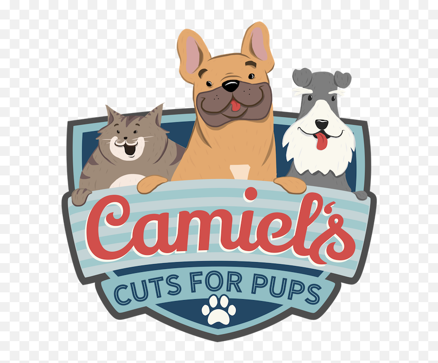 Camiels Cuts For Pups Logo Dog Grooming Emoji,Dog Grooming Clipart