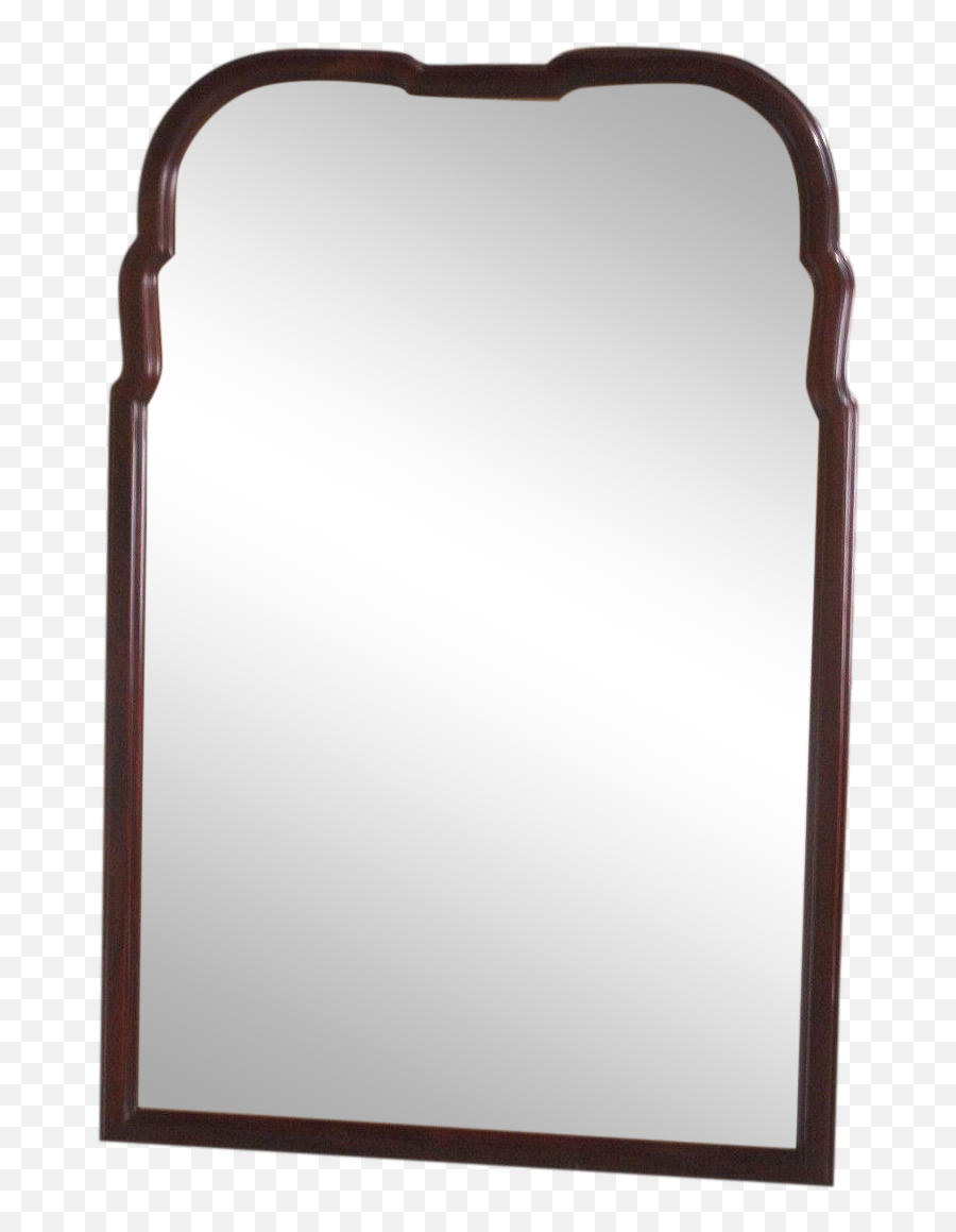 Hickory Chair Co Mahogany Tombstone Shaped Mirror Emoji,Blank Tombstone Png