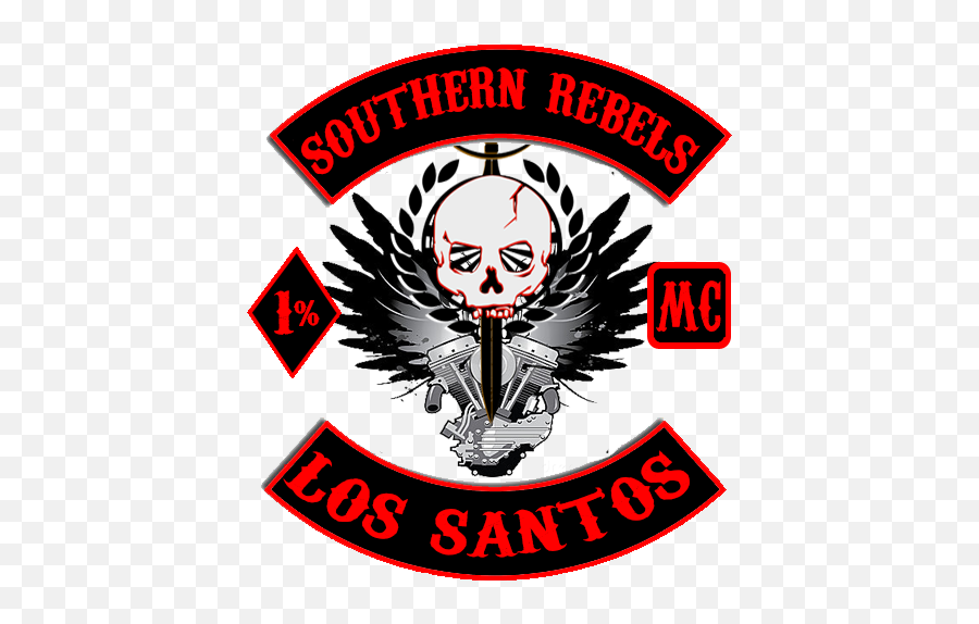 Southern Rebels Mc Emblems For Gta 5 Grand Theft Auto V Emoji,Gta Crew Logo