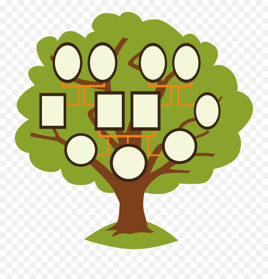 Family Tree Clipart - Tree Emoji,Tree Clipart