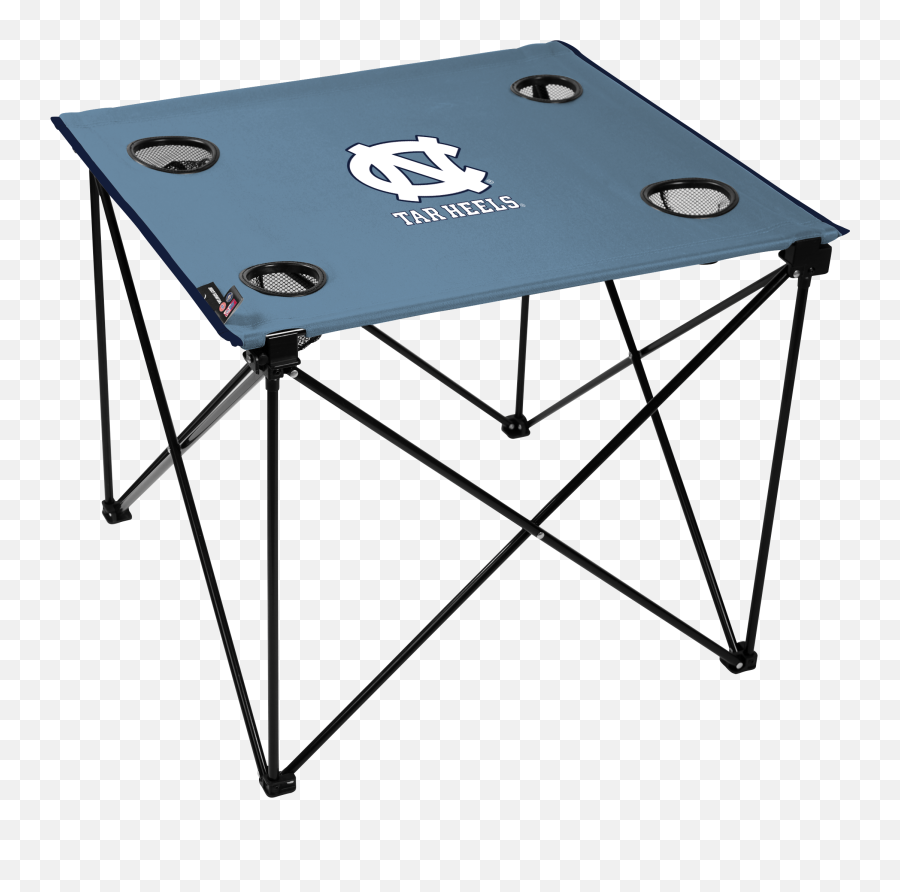Ncaa North Carolina Tar Heels Deluxe Tailgate Table Emoji,Tarheels Logo
