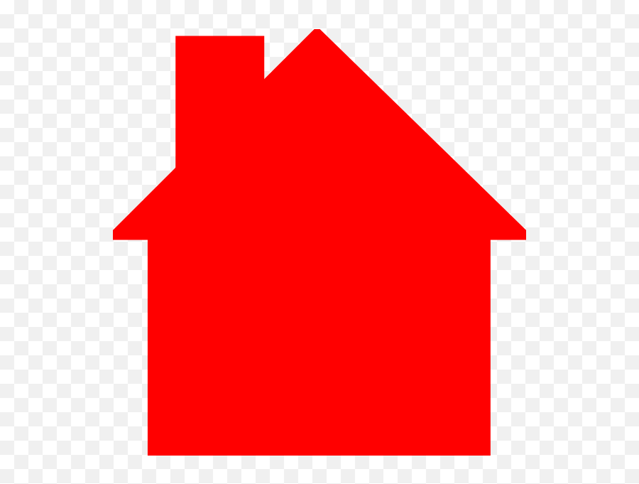 House Logo Red Clip Art At Clker - Red House Logo Transparent Emoji,House Logo