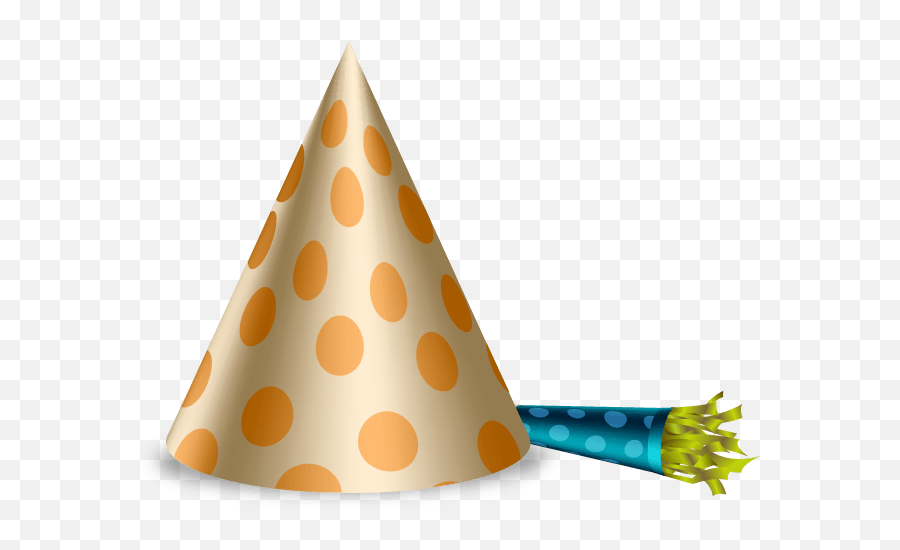 Book A Birthday Party - Birthday Hat Png Gold Full Size Emoji,Happy Birthday Hat Png