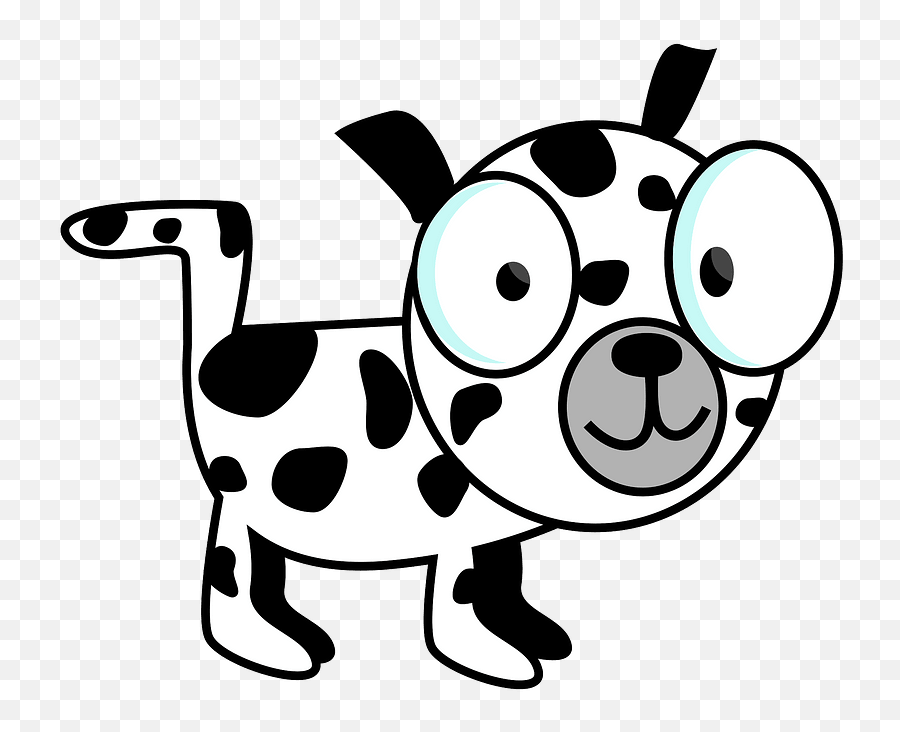 Dalmatian Dog Clipart Free Download Transparent Png Emoji,Dogs Clipart Black And White