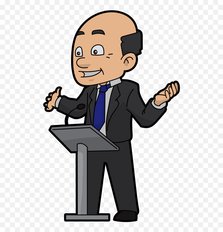 Public Speaking Man Clipart - Public Speaking Clip Art Emoji,Speaking Clipart