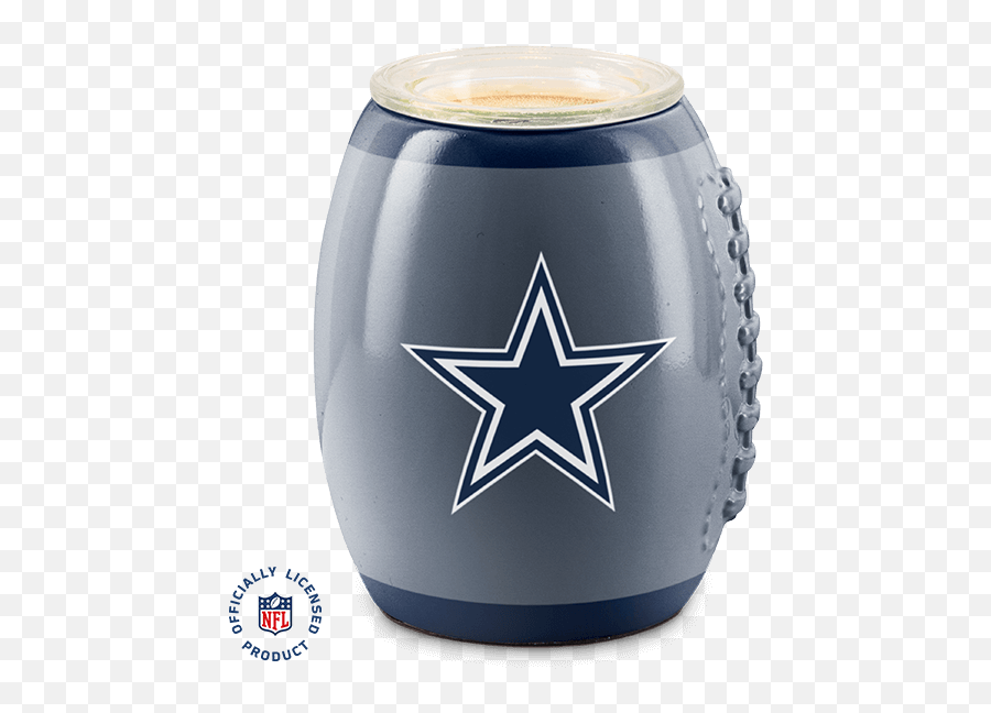 The Dallas Cowboys Scentsy Warmer - Football The Safest The Roanoke Star Emoji,Dallas Cowboy Logo